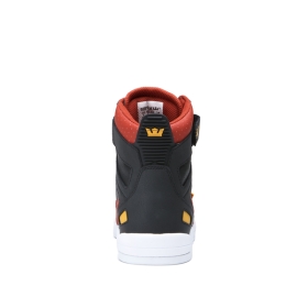 Supra Mens BREAKER High Top Shoes Black/Bossa Nova/Golden/white | US-90239